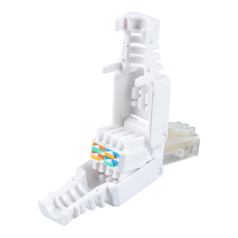 Cat5e Unshielded Toolless RJ45 Connector RJ-688Y-C5E