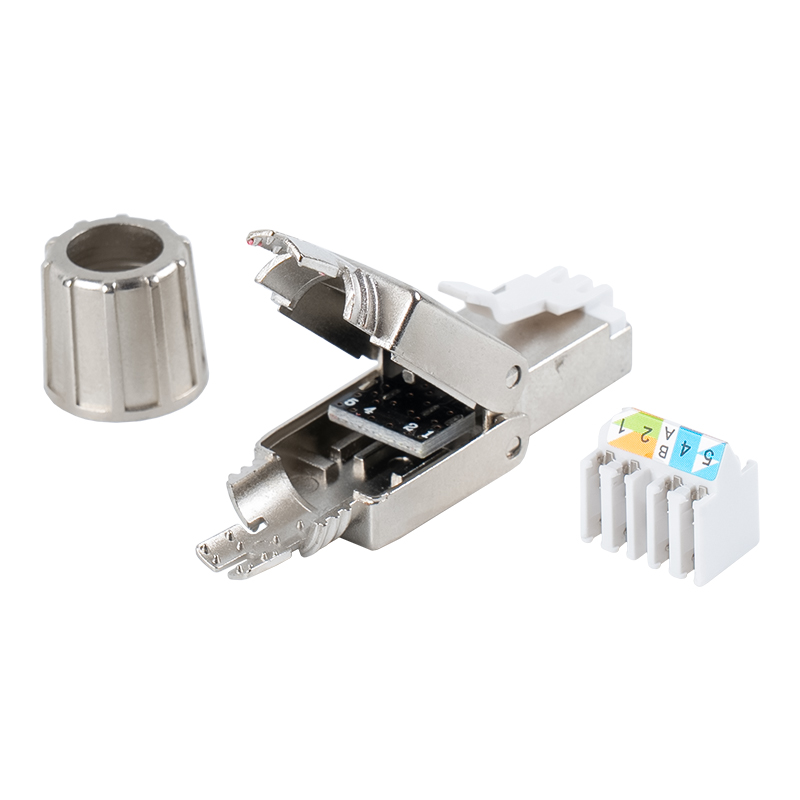Cat7 Shielded Toolless RJ45 Connector RJ-G40S-1-C7