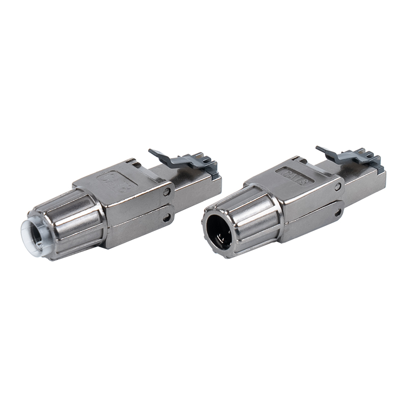Cat8 Shielded Toolless RJ45 Connector RJ-G40S-1-C8