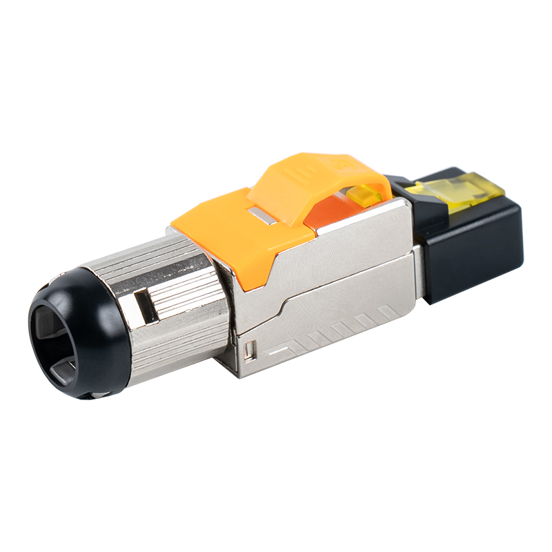 Cat6A Shielded Toolless RJ45 Connector （with plastic cover）RJ-G70S-C6A