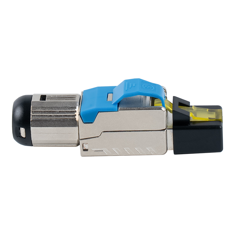 Cat6A Shielded Toolless RJ45 Connector （with plastic cover）RJ-G70S-C6A