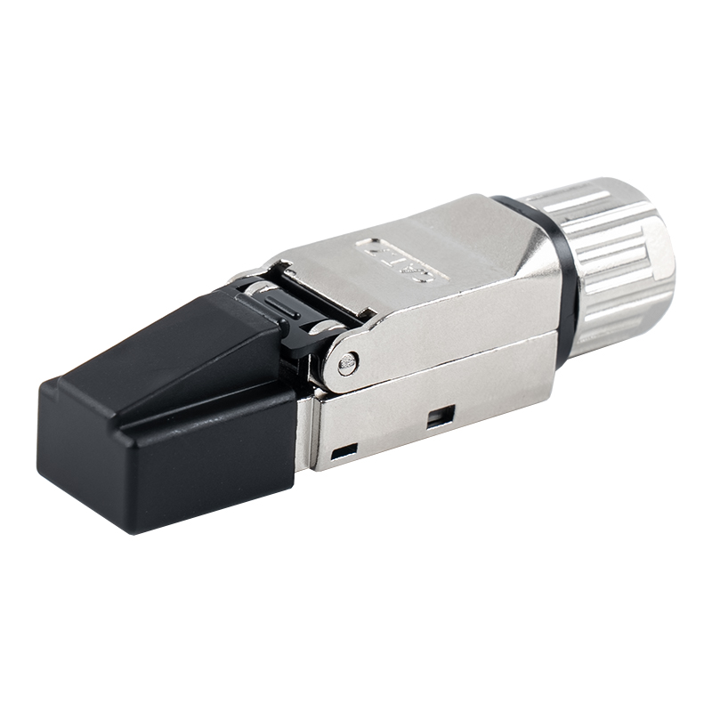 Cat6A Shielded Toolless RJ45 Connector （with plastic cover）RJ-G70S-C6A