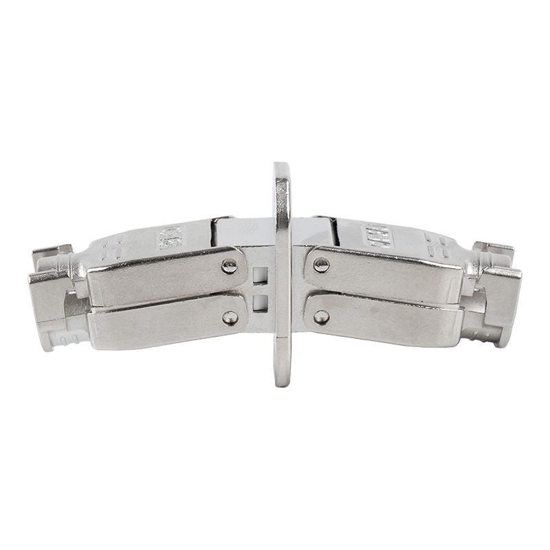 Cat6A Shielded Push-down Type Toolless Connector (with mounting base) RJ-603S-4-C6A