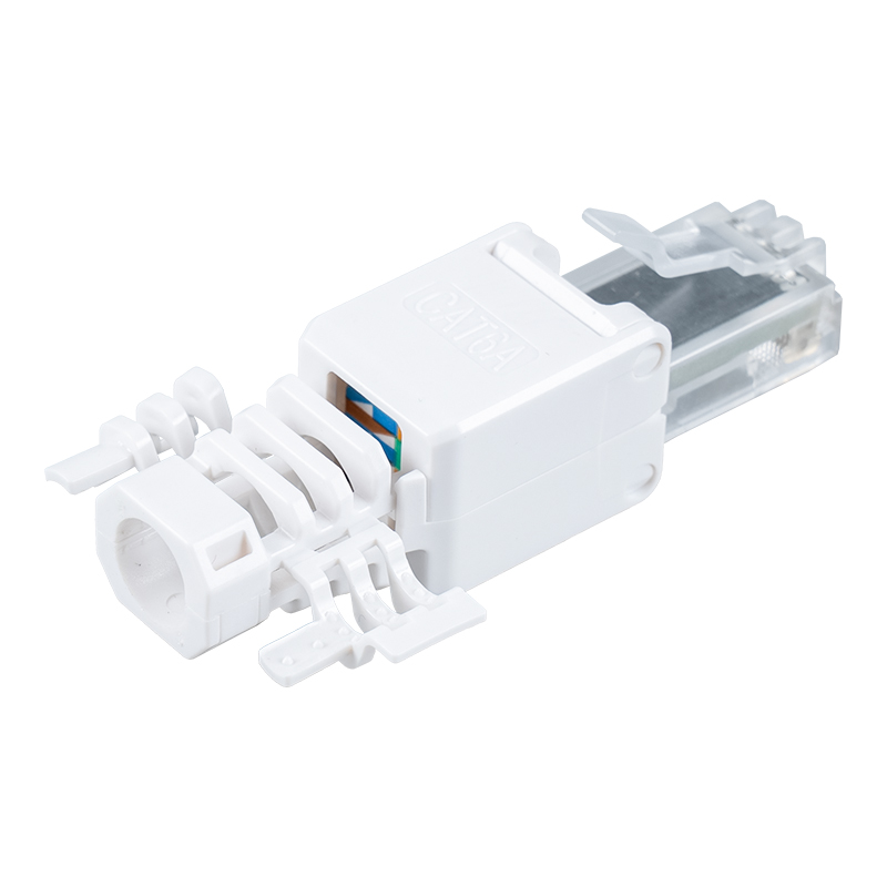 Cat6A Unshielded Toolless RJ45 Connector （with wings）RJ-688X-C6A