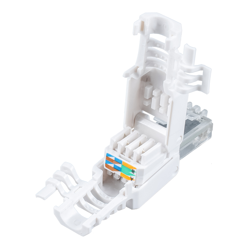 Cat6A Unshielded Toolless RJ45 Connector （with wings）RJ-688X-C6A