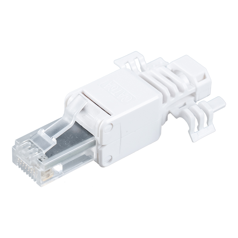 Cat6A Unshielded Toolless RJ45 Connector （with wings）RJ-688X-C6A
