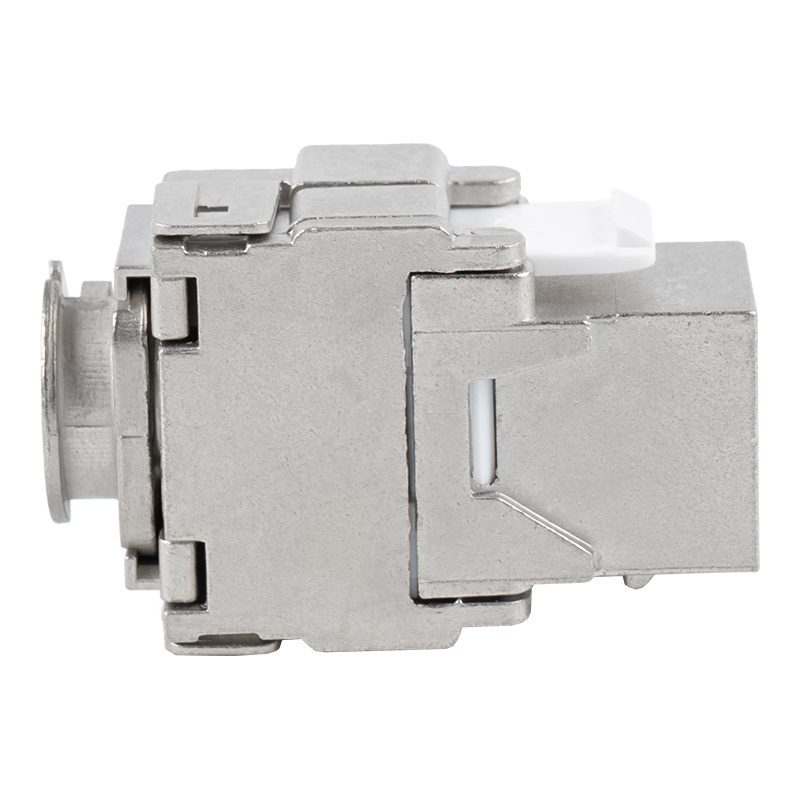 C6A Shielded 180° Tolless Keystone Jack (with bracket) SM-2335SH8C6A