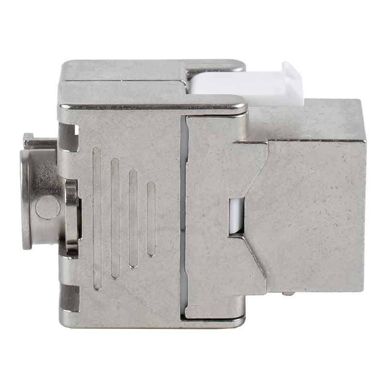 C6A Shielded 180° Tolless Keystone Jack (mini type) SM-635SC6A