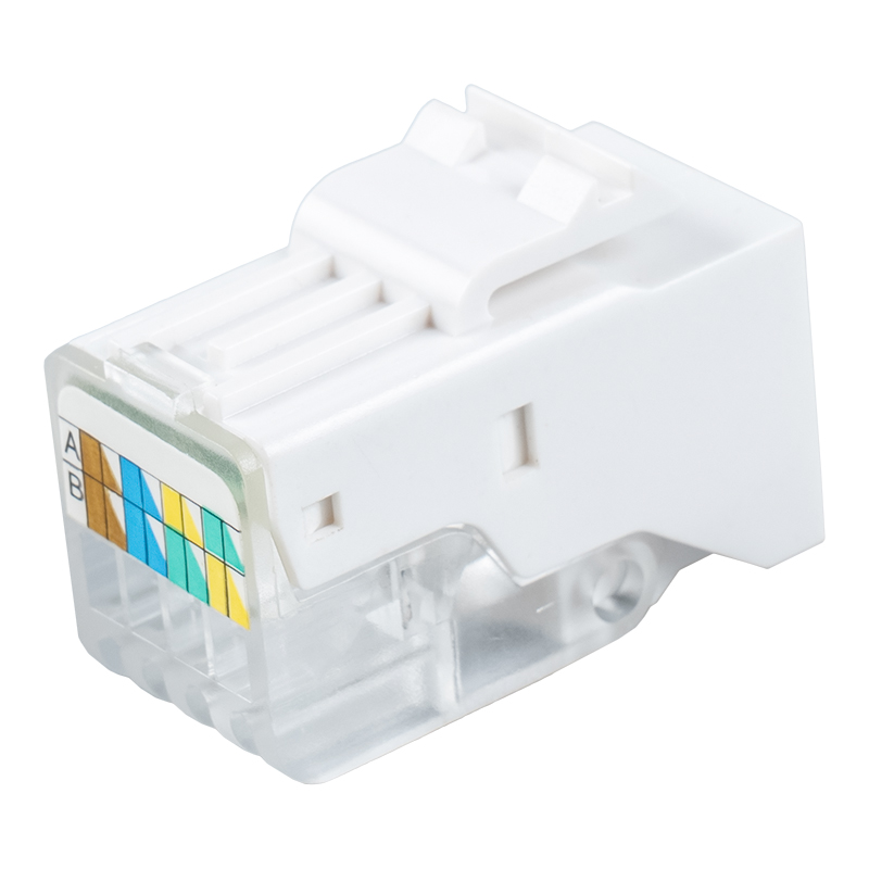 C5e Unshielded 90° Tolless Keystone Jack SM-2014H8C5E