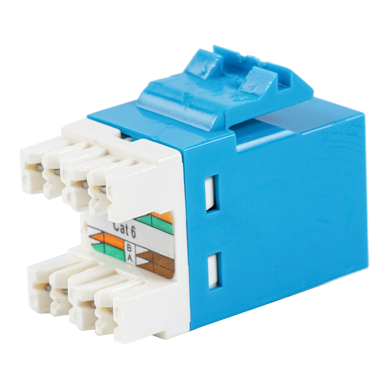 Cat6 Unshielded 180° Modular Jack SM-2027H8C6