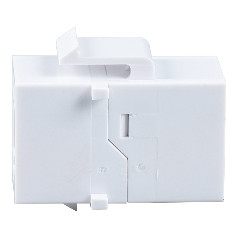 C6A Unshielded RJ45 Inline Coupler （with four small brackets） SM-2033C6A