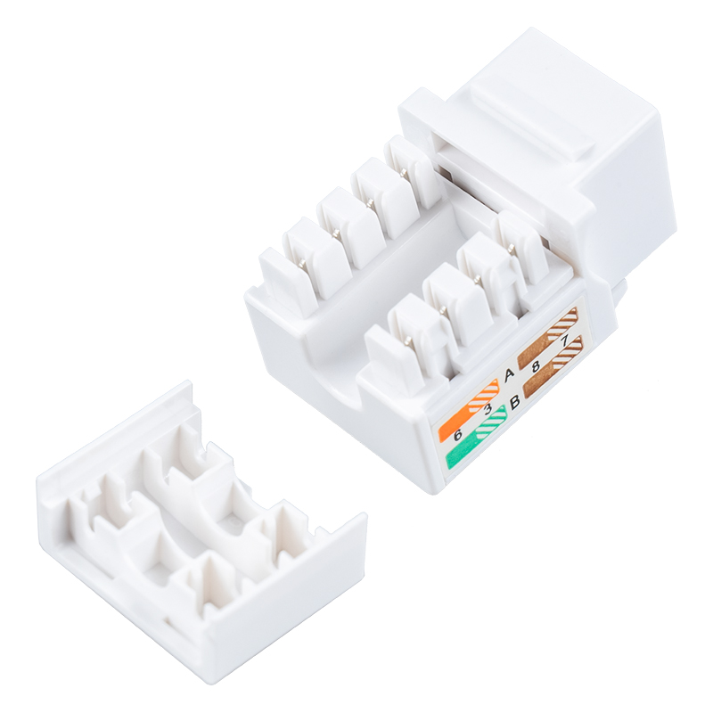 Cat6 Unshielded 90° Modular Jack SM-2053H8C6