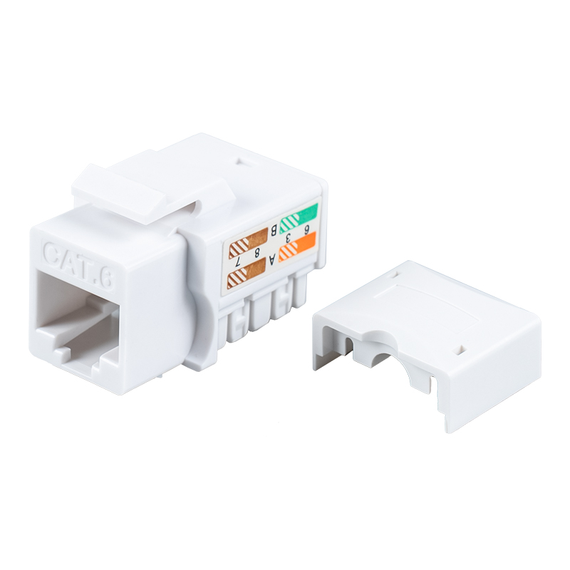 Cat6 Unshielded 90° Modular Jack SM-2053H8C6