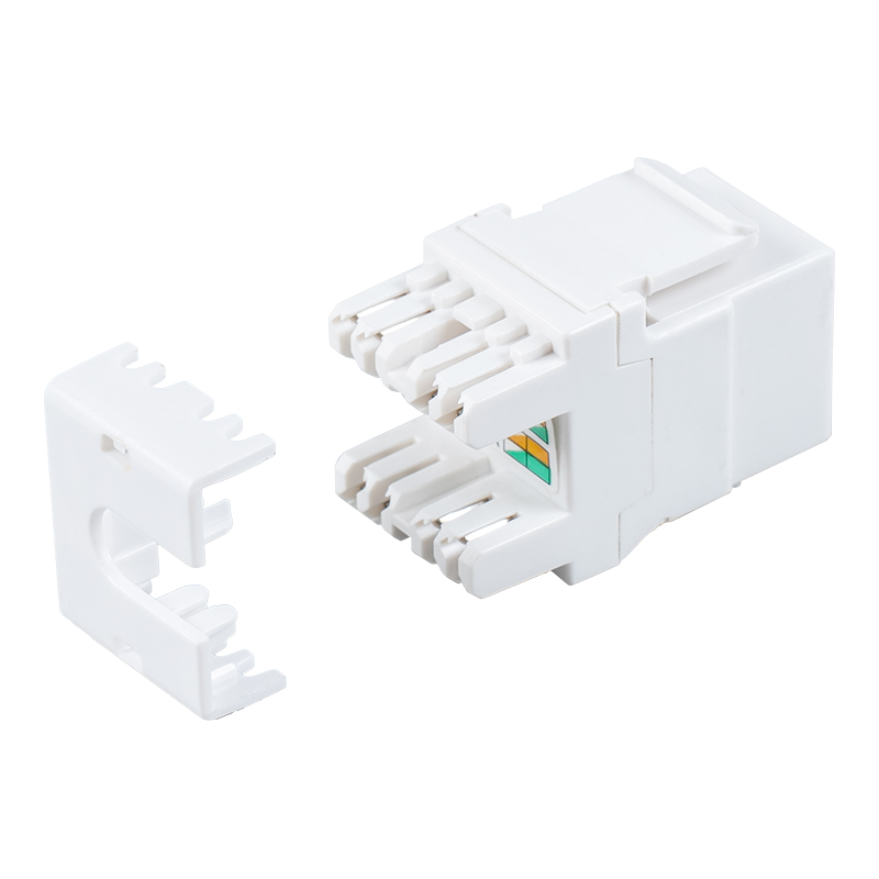 Cat6 Unshielded 180° Modular Jack (with shutter) SM-2064CD8C6
