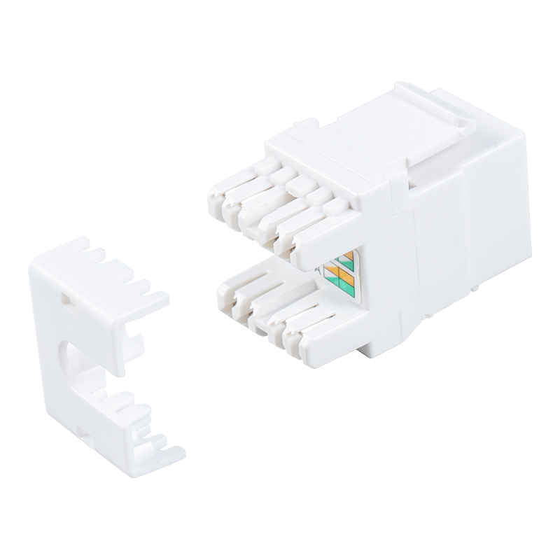 Cat6 Unshielded 180° Modular Jack (with shutter) SM-2064CD8C6