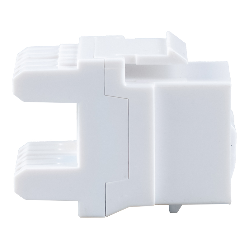 Cat6 Unshielded 180° Modular Jack (mini-type with shutter) SM-2089CD8C6-1