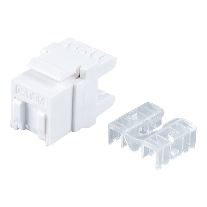 Cat6 Unshielded 180° Modular Jack (mini-type with shutter) SM-2089CD8C6-1