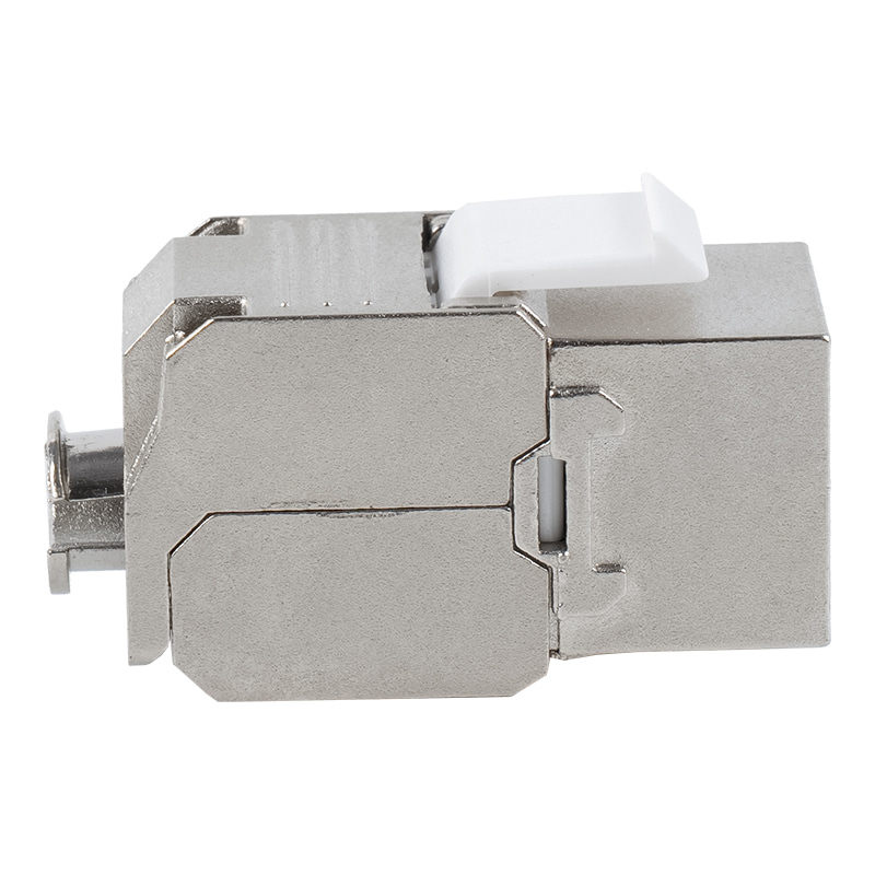 C6A Shielded 180° Tolless Keystone Jack (flip-open type) SM-2336SH8C6A 