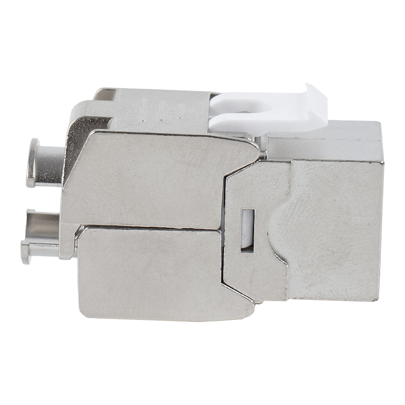 C6A Shielded 180° Tolless Keystone Jack (flip-open type) SM-2336SH8C6A 