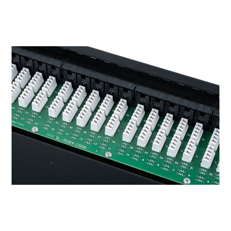 Category 3 19-inch 1U 8P 8C 50-port voice patch panel (KRONE IDC) SP-3208K50-C3