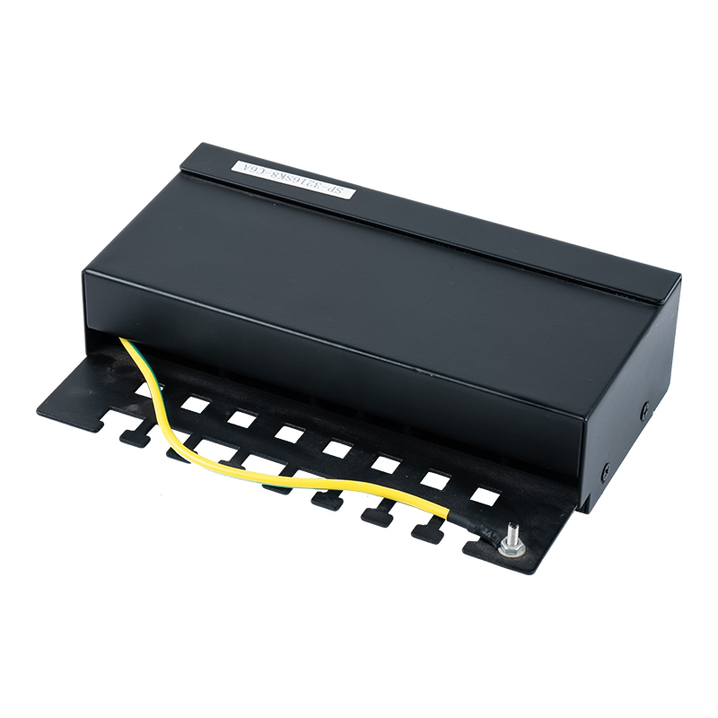Category 6 1U shielded 8-port patch panel SP-3216SK8-C6