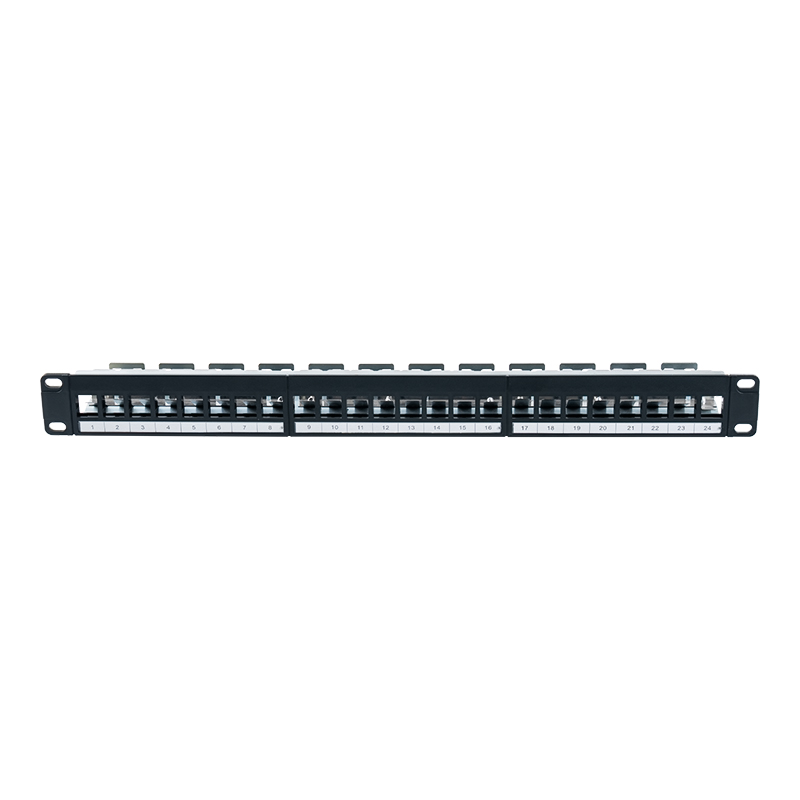 19-inch 1U 24-port shielded empty rack (with digital card) SP-3245S-24P