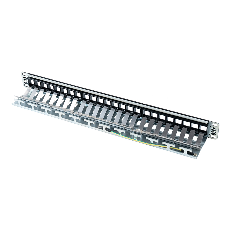 19-inch 1U 24-port shielded empty rack (with digital card) SP-3245S-24P