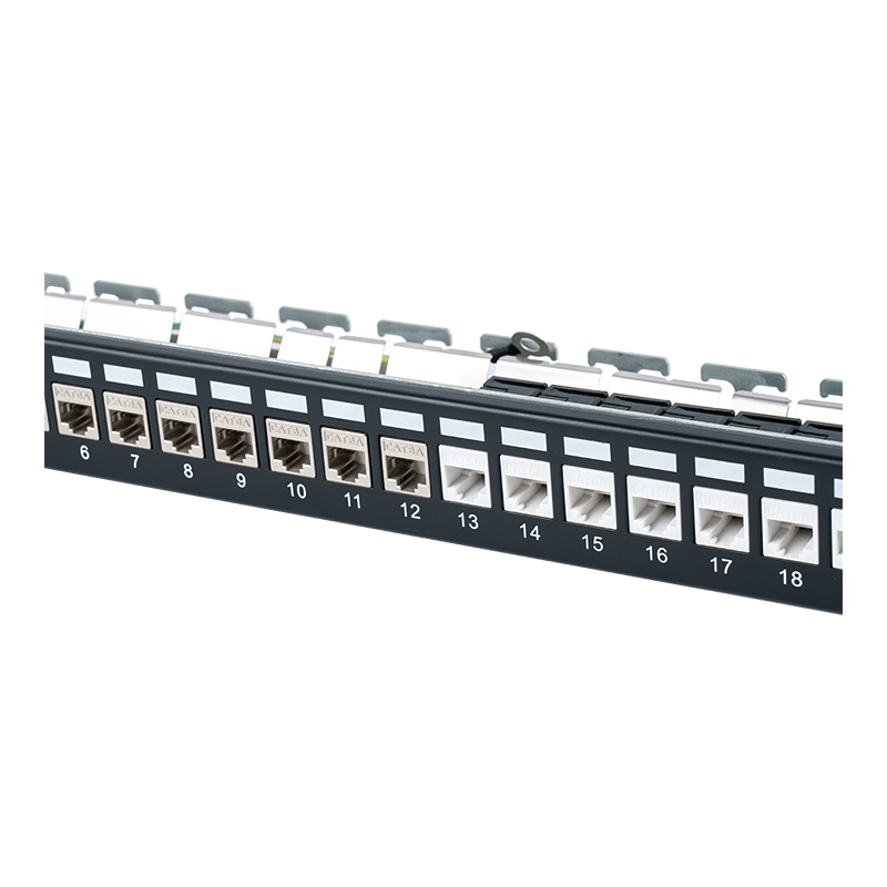 19-inch 1U 24-port shielded empty rack (with digital card) SP-3245S-24P