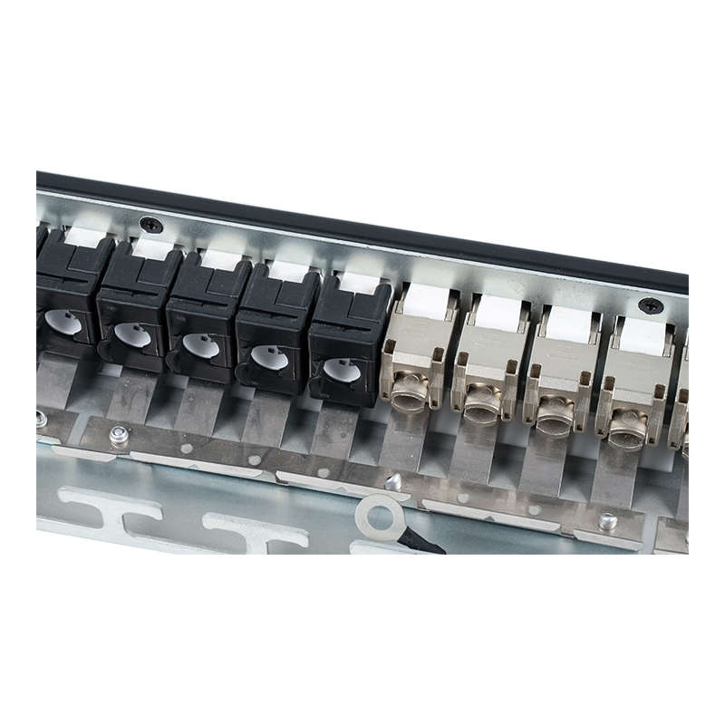 19-inch 1U 24-port shielded patch panel (with C6A module) SP-3246S-24P