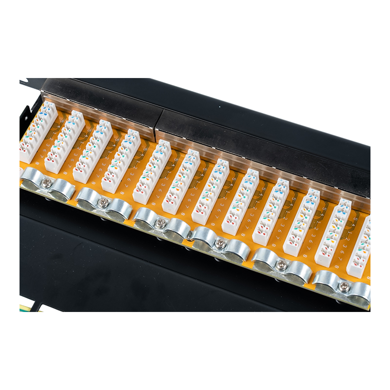 Category 6 10-inch 1U shielded 12-port patch panel SP-3250SK12-C6