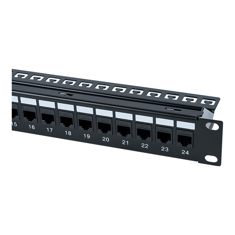 19-inch 1U 24-port shielded patch panel (with C6 module) SP-3260-24P