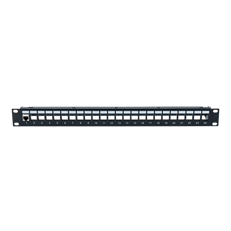 19-inch 1U 24-port shielded patch panel (with C6 module) SP-3260-24P