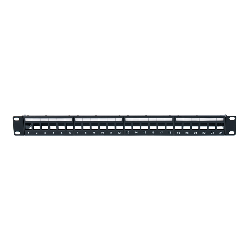 19-inch 1U 24-port shielded patch panel (with C6 module) SP-3260-24P