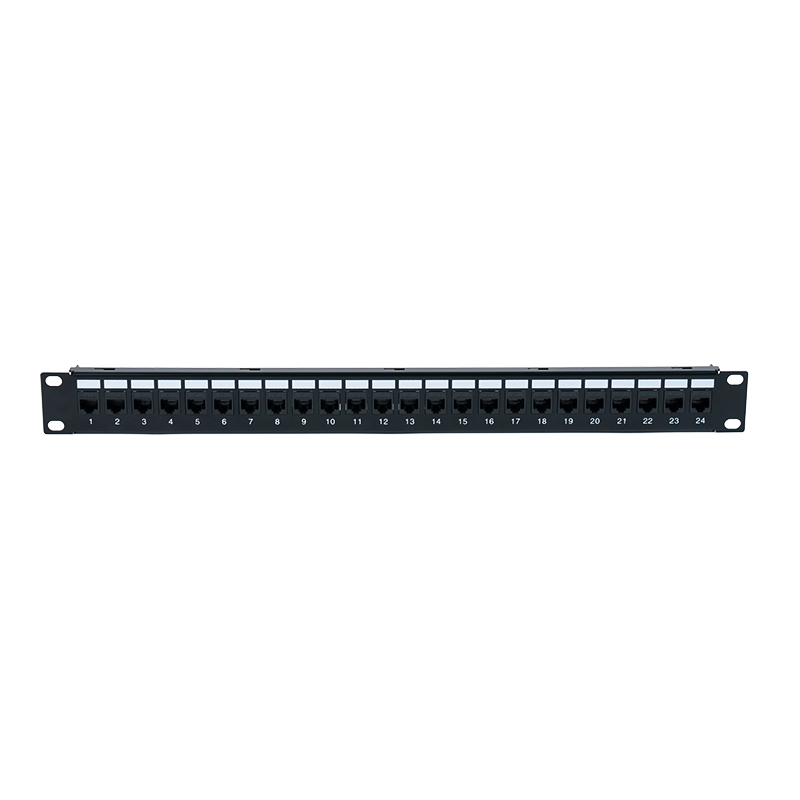 19-inch 1U 24-port shielded patch panel (with C6 module) SP-3260-24P