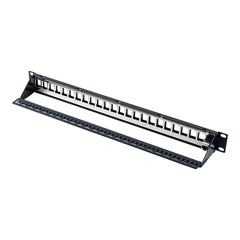 19-inch 1U 24-port shielded patch panel (with C6 module) SP-3260-24P