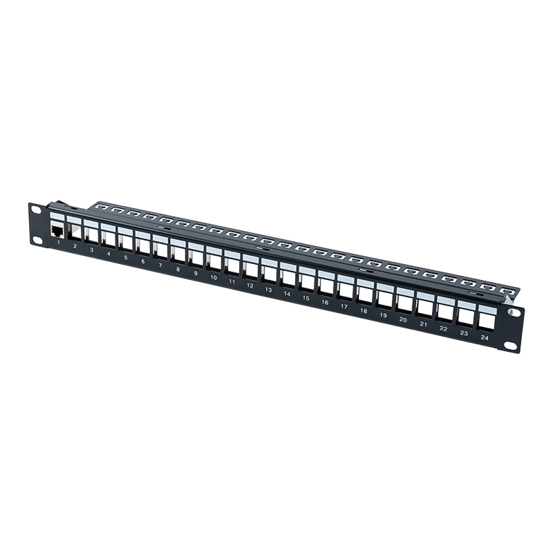 19-inch 1U 24-port shielded patch panel (with C6 module) SP-3260-24P