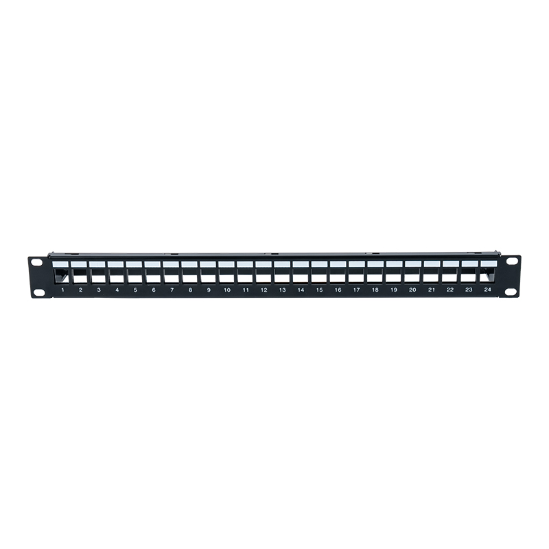 19-inch 1U 24-port shielded air distribution frame SP-3311S-24P