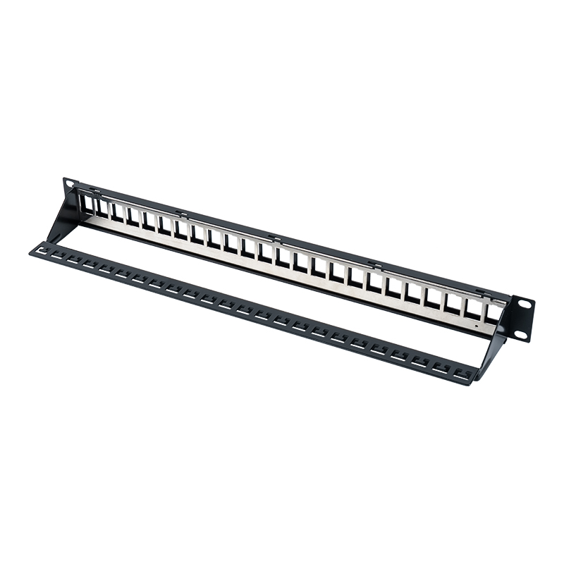 19-inch 1U 24-port shielded air distribution frame SP-3311S-24P