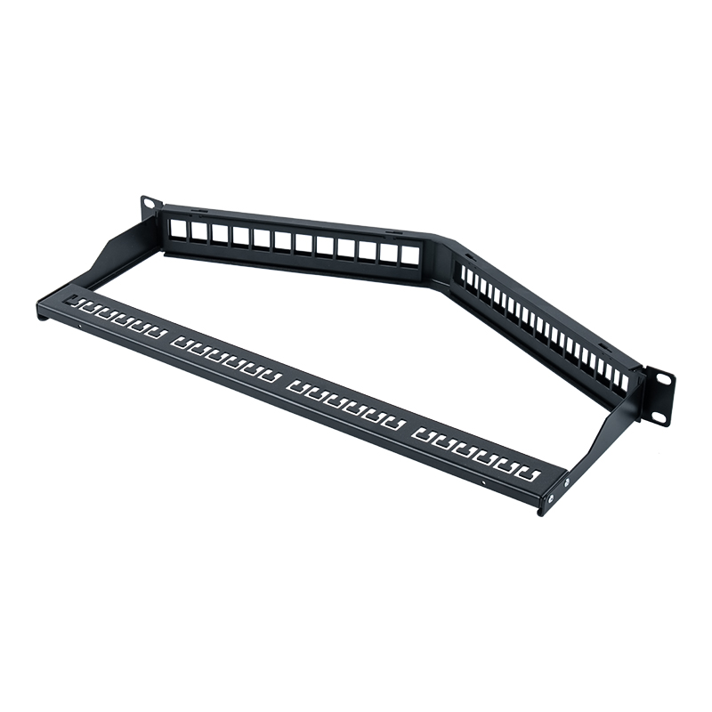 19-inch 1U 24-port shielded empty rack (foldable) SP-3312S-24P