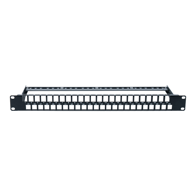 19‑inch 1U 48‑port Shielded Empty Rack SP-3315S-48P
