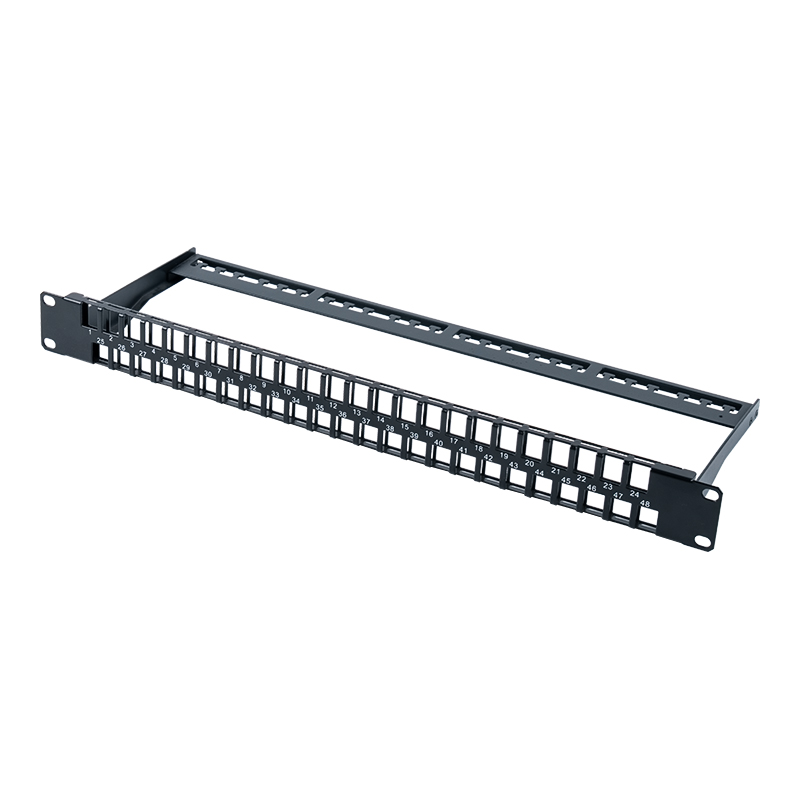 19‑inch 1U 48‑port Shielded Empty Rack SP-3315S-48P