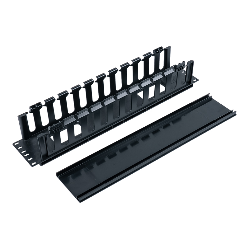 19-inch 2U Plastic Cable Management Stand (12 Ports) SP-3667-2U