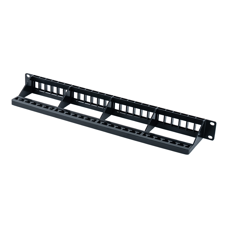 19-inch 1U 24-port unshielded rack (blue plastic cardboard) SP-3401-24P 
