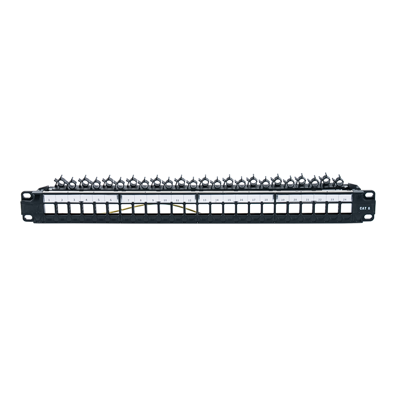 19-inch 1U 24-port unshielded rack (foldable bracket) SP-3402-24P
