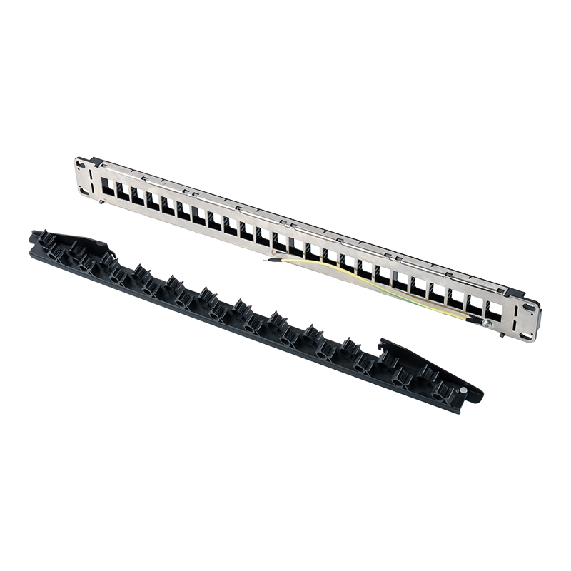 19-inch 1U 24-port unshielded rack (foldable bracket) SP-3402-24P