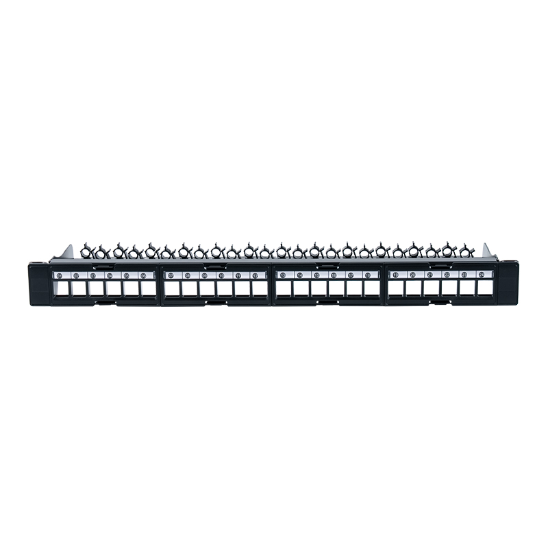 19-inch 1U 24-port unshielded rack mount (removable window) SP-3404-24P