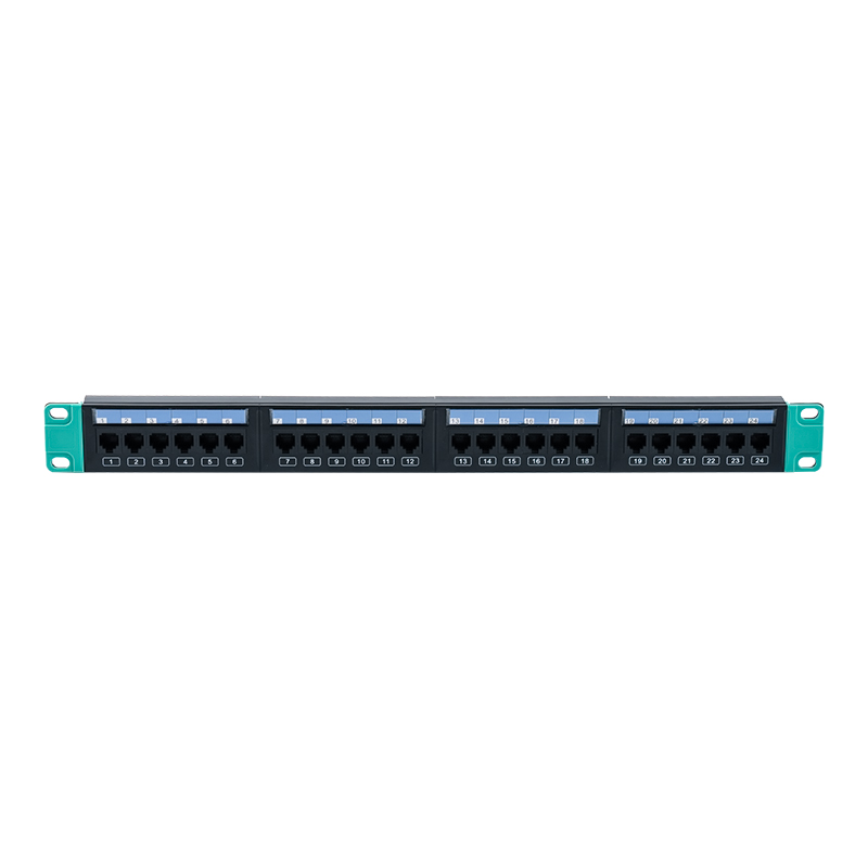 19-inch 1U 24-port unshielded rack (with replaceable plastic cardstock) SP-3406-24P