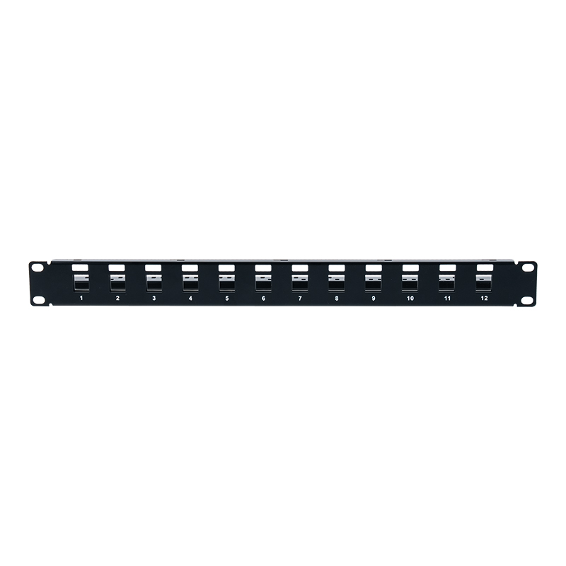 19-inch 1U 12-port shielded blank frame SP-3409S-12P
