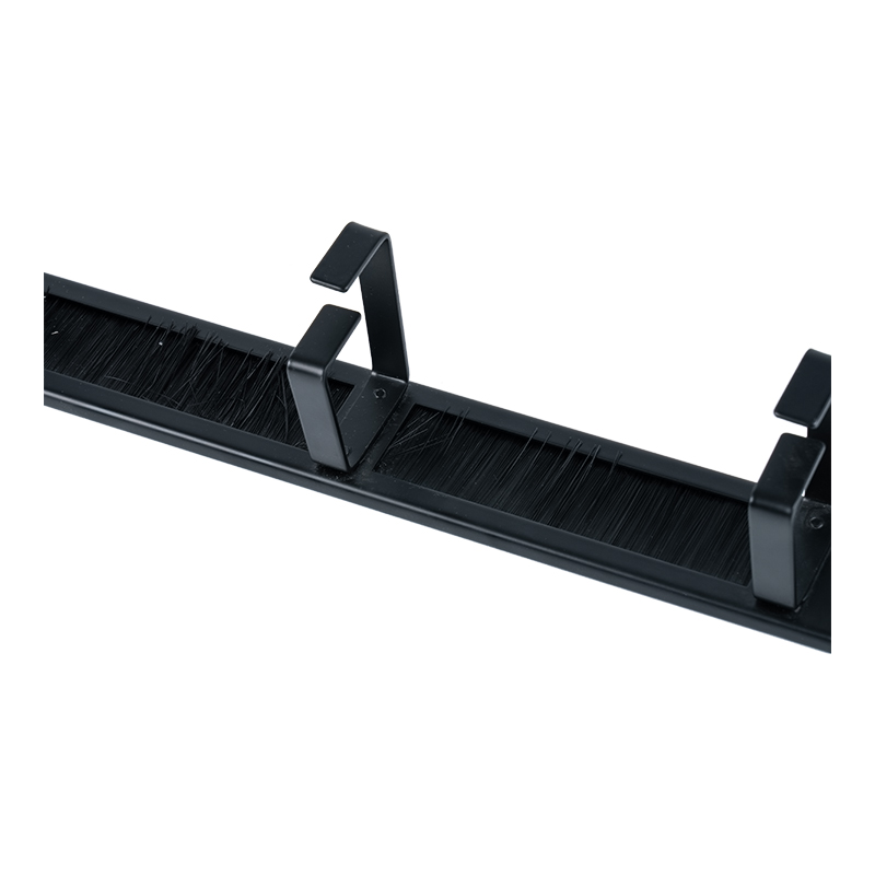 19-inch 4-Ring Plastic Cable Management Panel (with Brush) SP-3804-1U