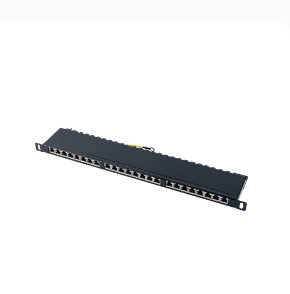 Where should a patch panel be installed?